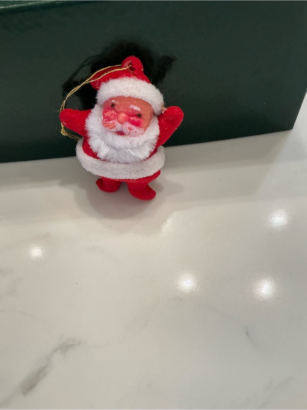 Red Vintage Santa Claus Christmas Ornament - Holiday Home Decor